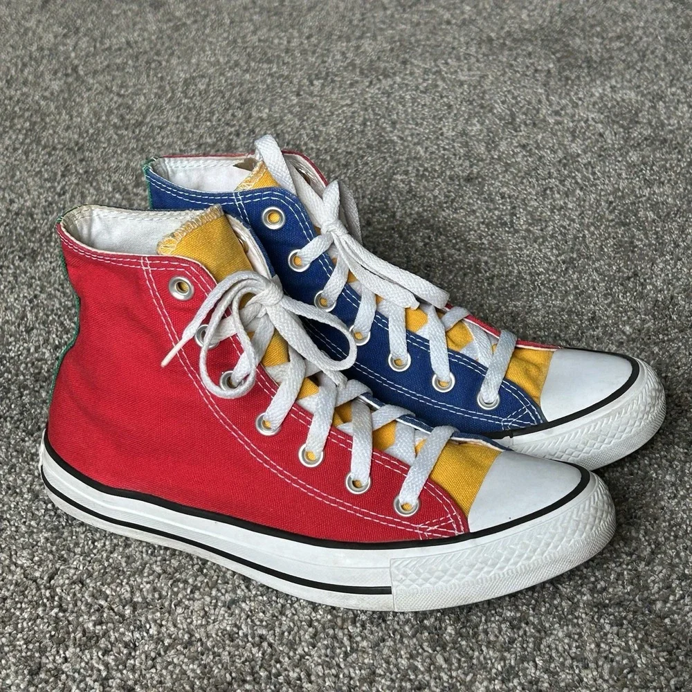 Converse Chuck Taylor All Star Colorblock High Top Sneaker Women's 8/Men's 6 $70 - Picture 1 of 10
